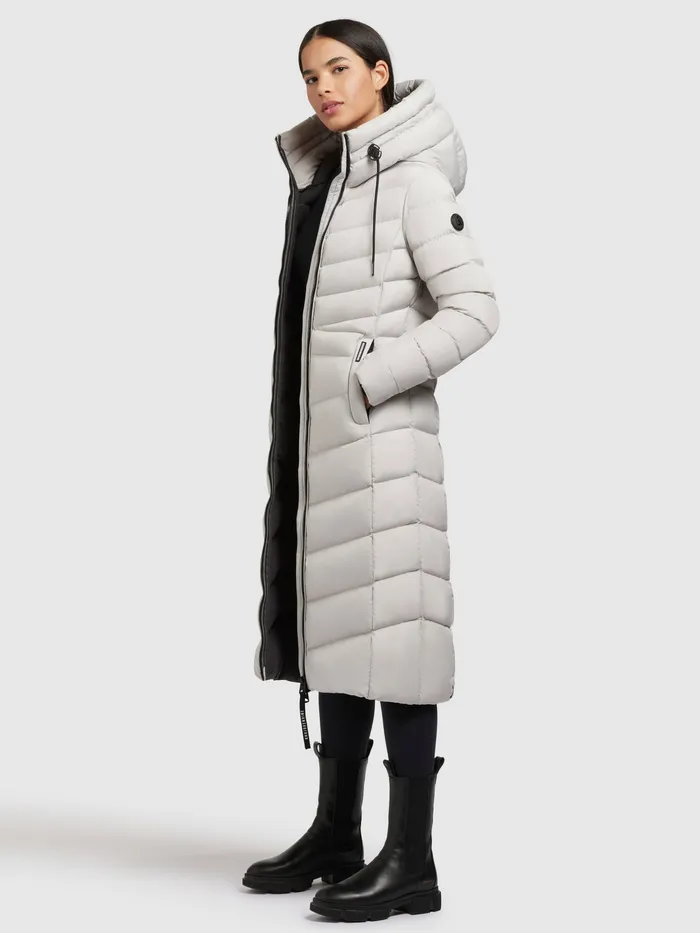 Quilted Coats KHUJO Women Mantel INGRAM3 MATT Hellgrau Hellgrau