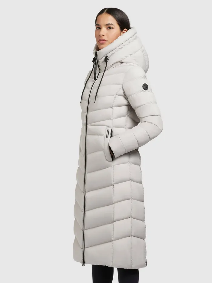 Quilted Coats KHUJO Women Mantel INGRAM3 MATT Hellgrau Hellgrau