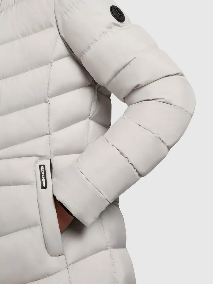 Quilted Coats KHUJO Women Mantel INGRAM3 MATT Hellgrau Hellgrau