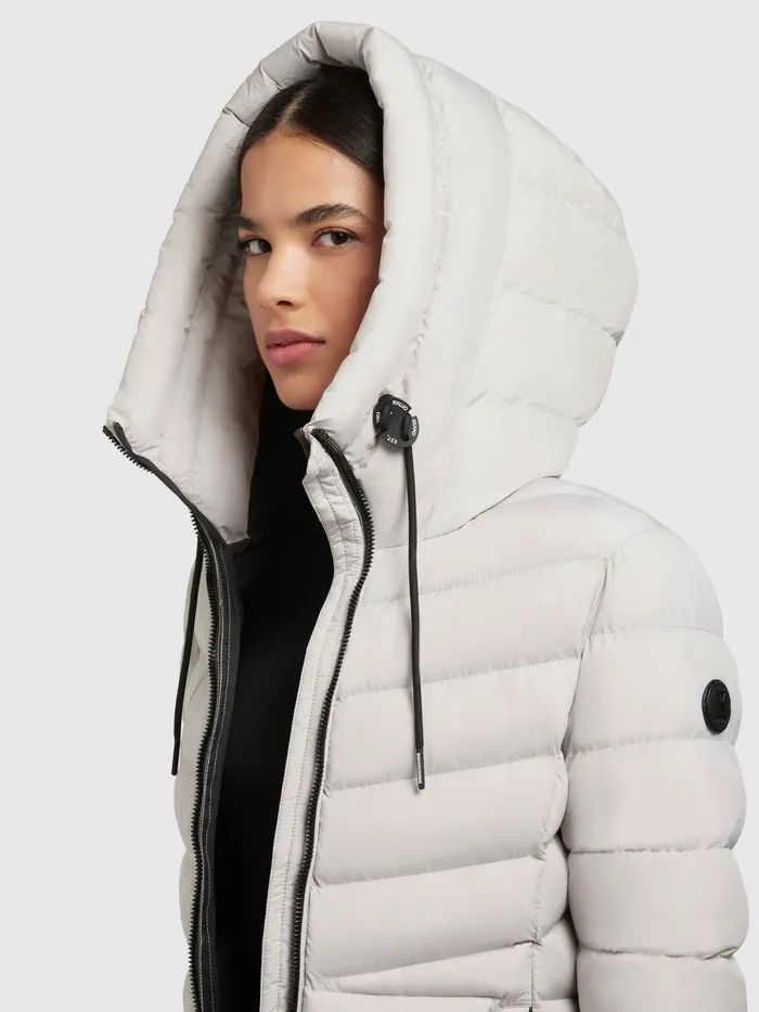 Quilted Coats KHUJO Women Mantel INGRAM3 MATT Hellgrau Hellgrau