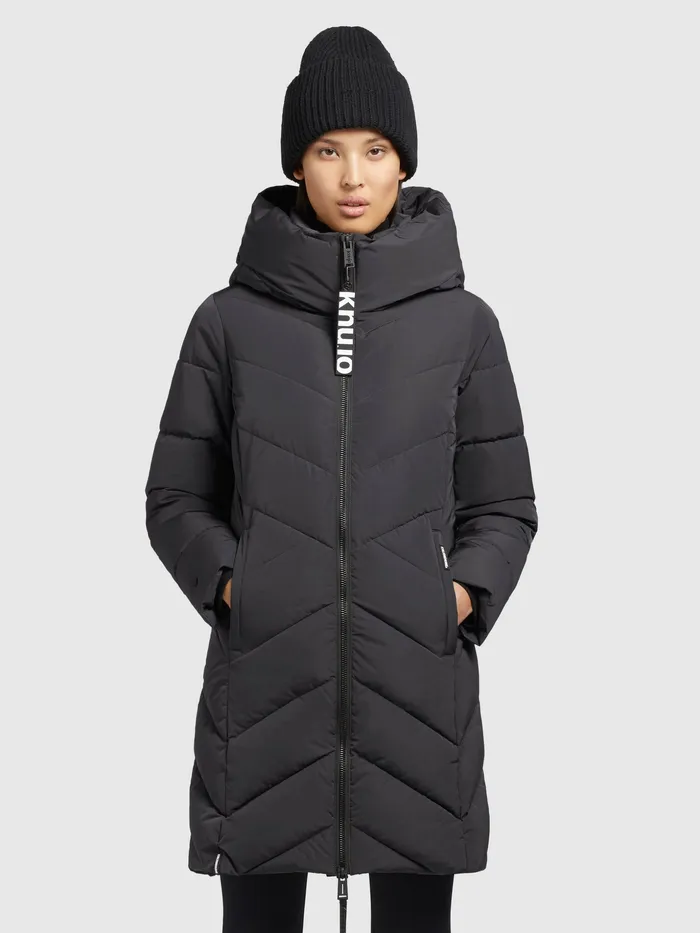 Quilted Coats Women KHUJO Mantel DARKA Dunkelgrau Dunkelgrau