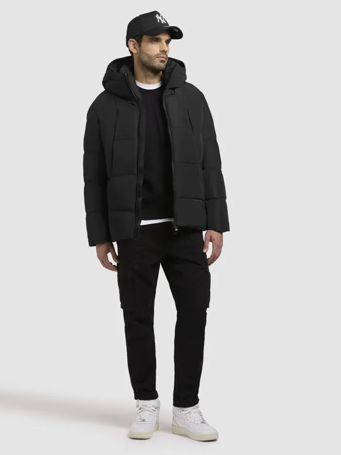 Quilted Jackets KHUJO Men Jacke GRAMOS Schwarz Schwarz