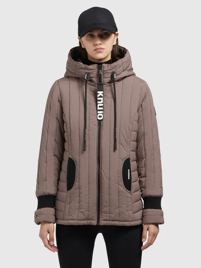 Quilted Jackets Women Jacke TWEETY PRIME7 LIGHT Taupe Taupe KHUJO