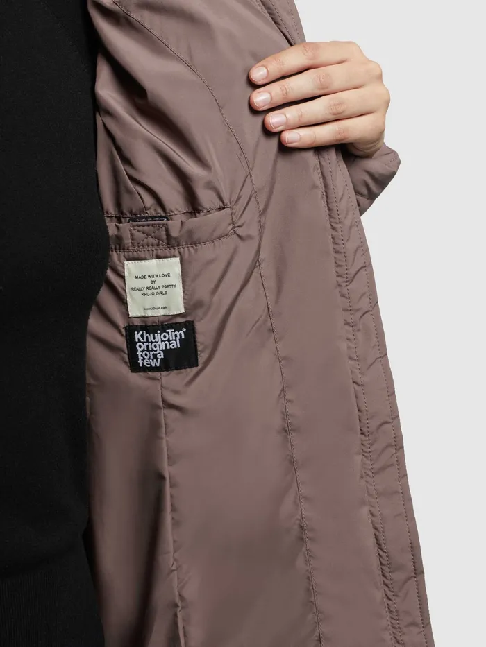 Quilted Jackets Women Jacke TWEETY PRIME7 LIGHT Taupe Taupe KHUJO
