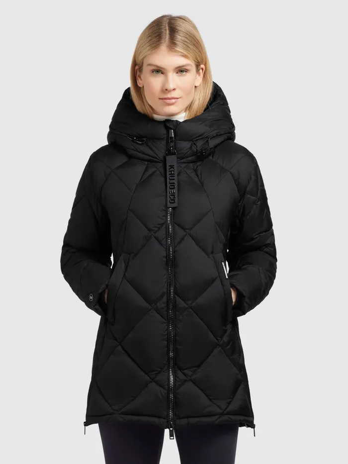 Quilted Jackets Women Jacke ZALONA Schwarz Schwarz KHUJO