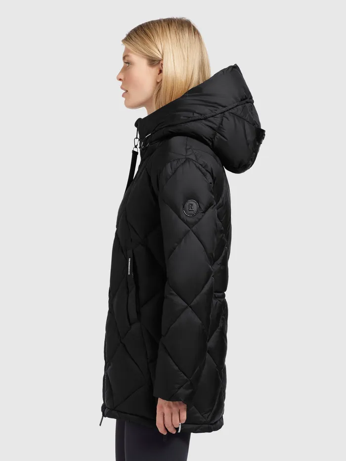 Quilted Jackets Women Jacke ZALONA Schwarz Schwarz KHUJO