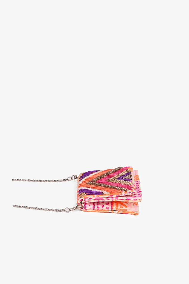 Raffia Embellished Gloria Clutch Women Clutches America and Beyond