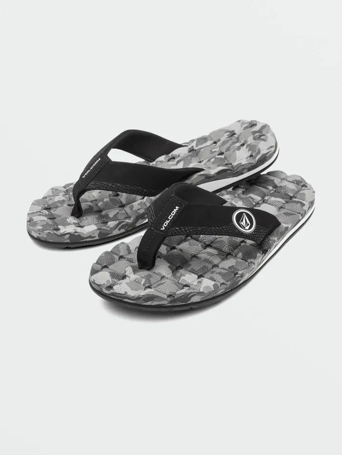 Recliner Sandals 8211 Grey Combo Mens Volcom Sandals