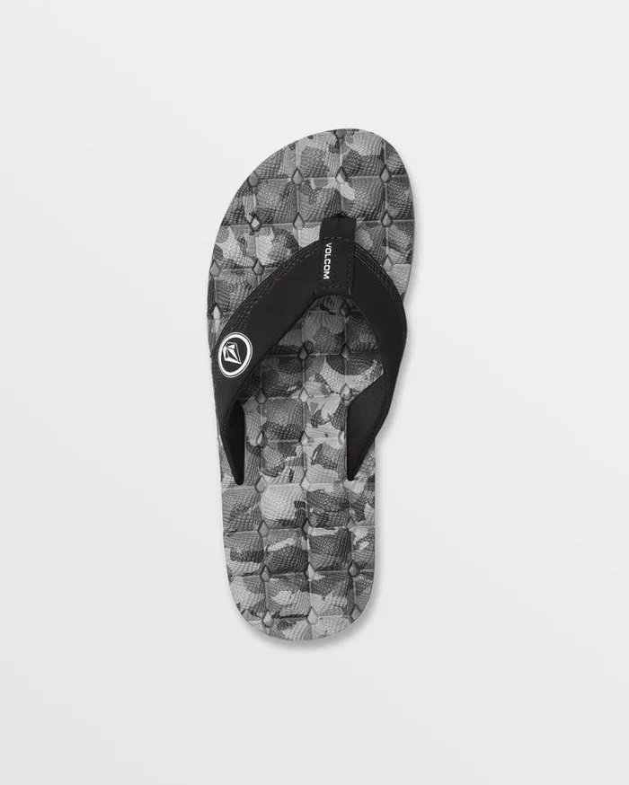 Recliner Sandals 8211 Grey Combo Mens Volcom Sandals