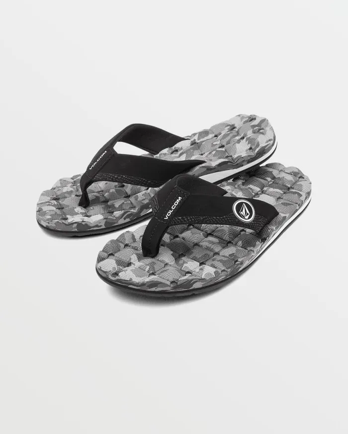 Recliner Sandals 8211 Grey Combo Mens Volcom Sandals