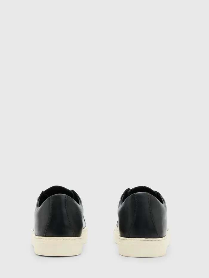 REED LOW TOP SNEAKER Black Men John Varvatos Leather Sneakers