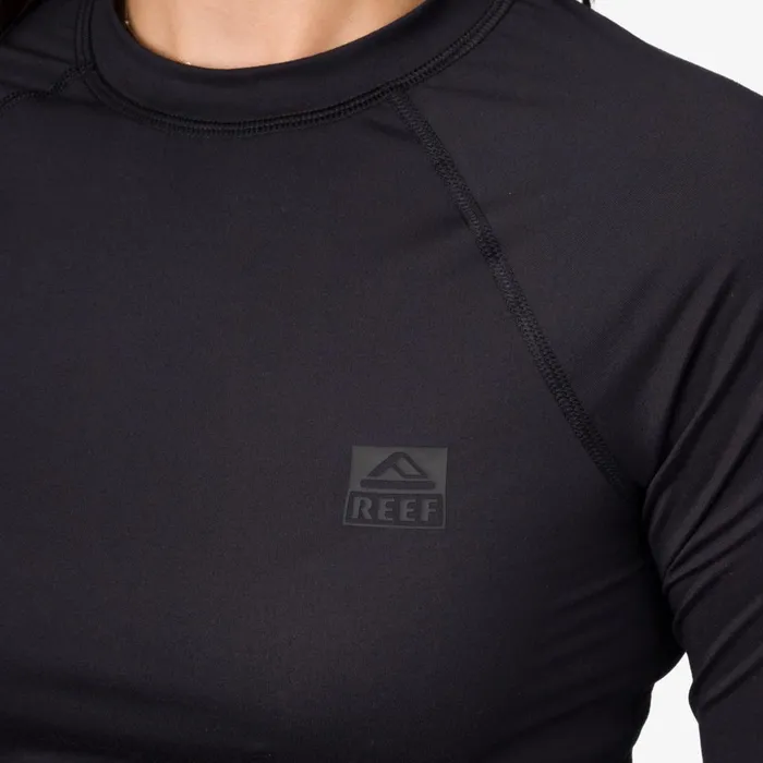 Reef Crest Crop Long Sleeve Surf Shirt Caviar Women Sets Reef Crest Crop Long Sleeve Surf Shirt Caviar Women Sets