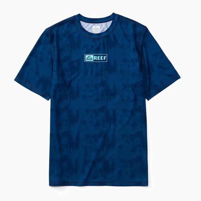 Reef Ellsworth Short Sleeve Surf Shirt Upf 50 Insigna Blue Water P Men Shirts and TShirts Reef Ellsworth Short Sleeve Surf Shirt Upf 50 Insigna Blue Water P Men Shirts and TShirts