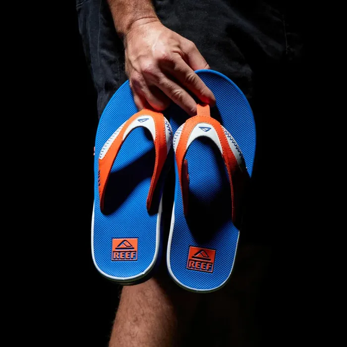 Reef Fanning Pregame Orangeblue Men Sandals Reef Fanning Pregame Orangeblue Men Sandals