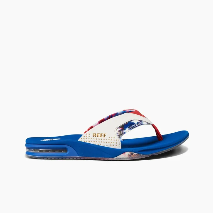 Reef Fanning Red White And Blue Men Sandals