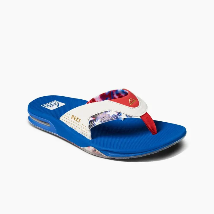 Reef Fanning Red White And Blue Men Sandals