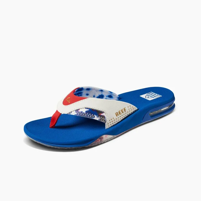 Reef Fanning Red White And Blue Men Sandals
