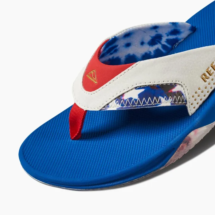 Reef Fanning Red White And Blue Men Sandals