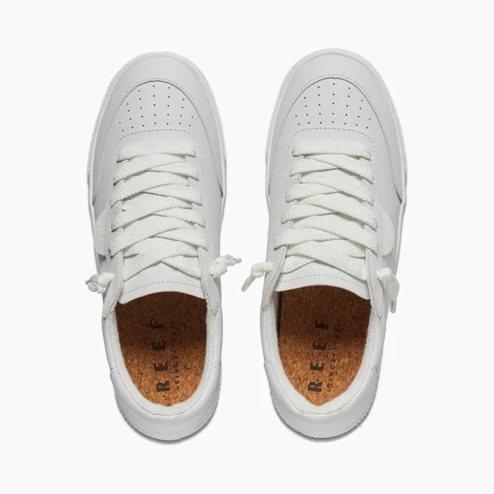 Reef Lay Day Seas White Leather Women Shoes Reef Lay Day Seas White Leather Women Shoes