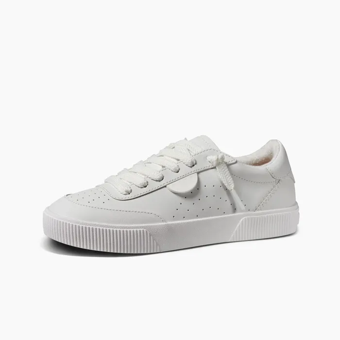Reef Lay Day Seas White Leather Women Shoes Reef Lay Day Seas White Leather Women Shoes