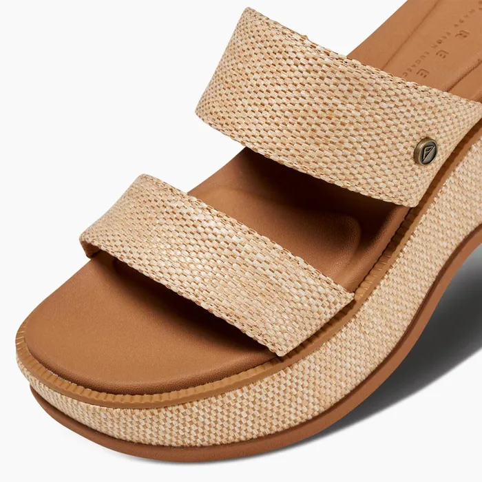 Reef Lofty Lux Hi Tan Raffia Women Sandals Reef Lofty Lux Hi Tan Raffia Women Sandals