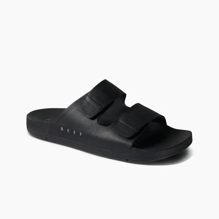 Reef Ojai Two Bar Black Men Slides Reef Ojai Two Bar Black Men Slides