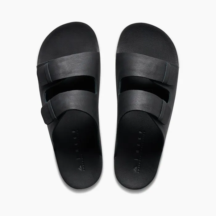 Reef Ojai Two Bar Black Men Slides Reef Ojai Two Bar Black Men Slides