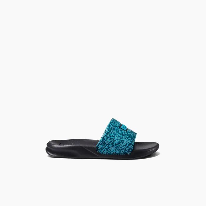 Reef One Slide Blue Coral Kids 58 Years Reef One Slide Blue Coral Kids 58 Years