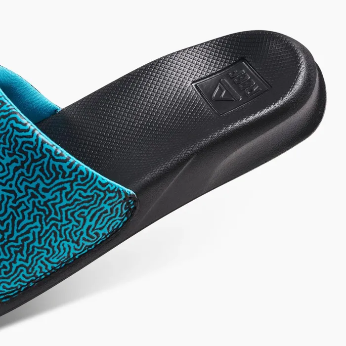 Reef One Slide Blue Coral Kids 58 Years Reef One Slide Blue Coral Kids 58 Years