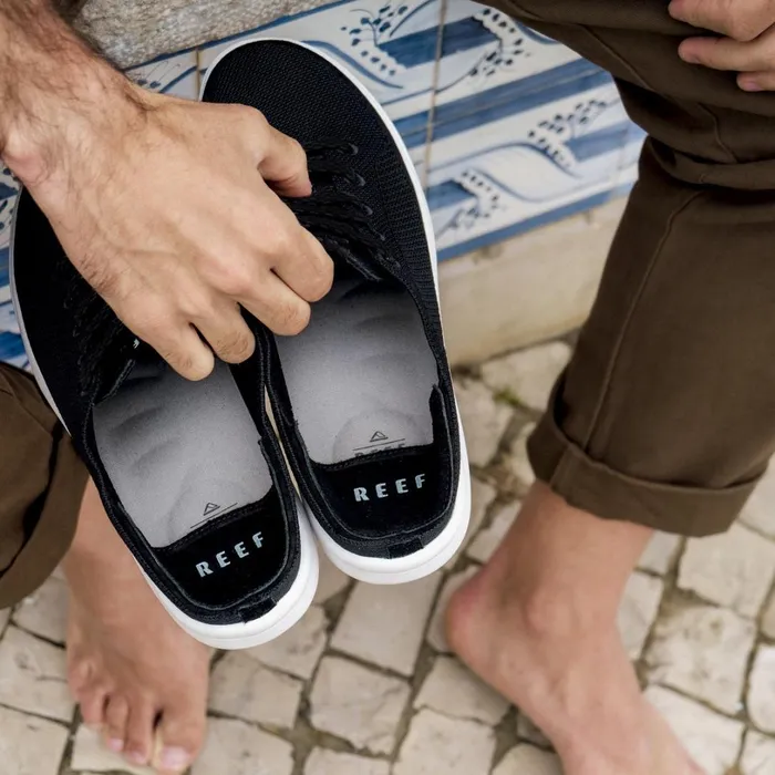 Reef Swellsole Neptune Black Men Shoes Reef Swellsole Neptune Black Men Shoes