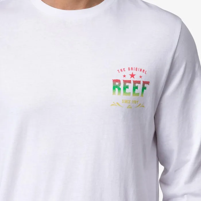 Reef Tour Long Sleeve Tee Bright White Men Shirts and TShirts Reef Tour Long Sleeve Tee Bright White Men Shirts and TShirts