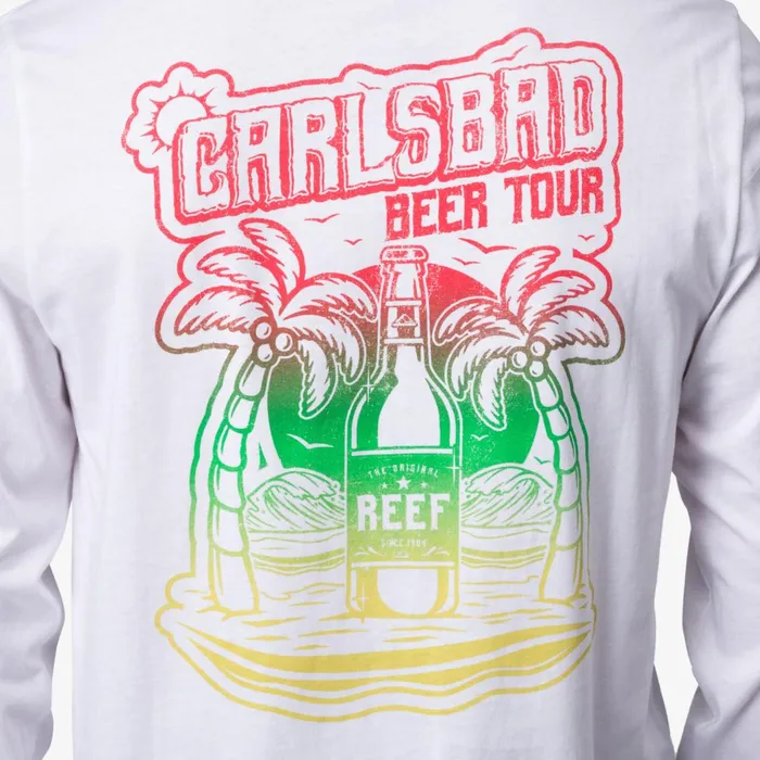 Reef Tour Long Sleeve Tee Bright White Men Shirts and TShirts Reef Tour Long Sleeve Tee Bright White Men Shirts and TShirts