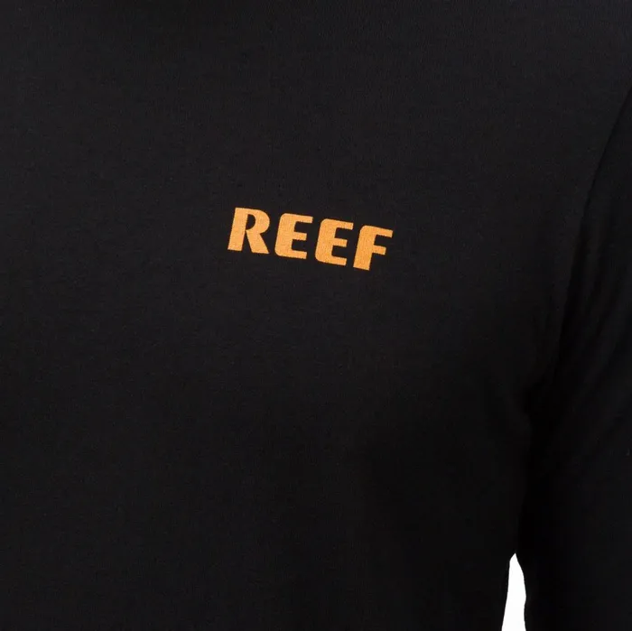 Reef Wellie 24 Long Sleeve Tee Black Men Shirts and TShirts