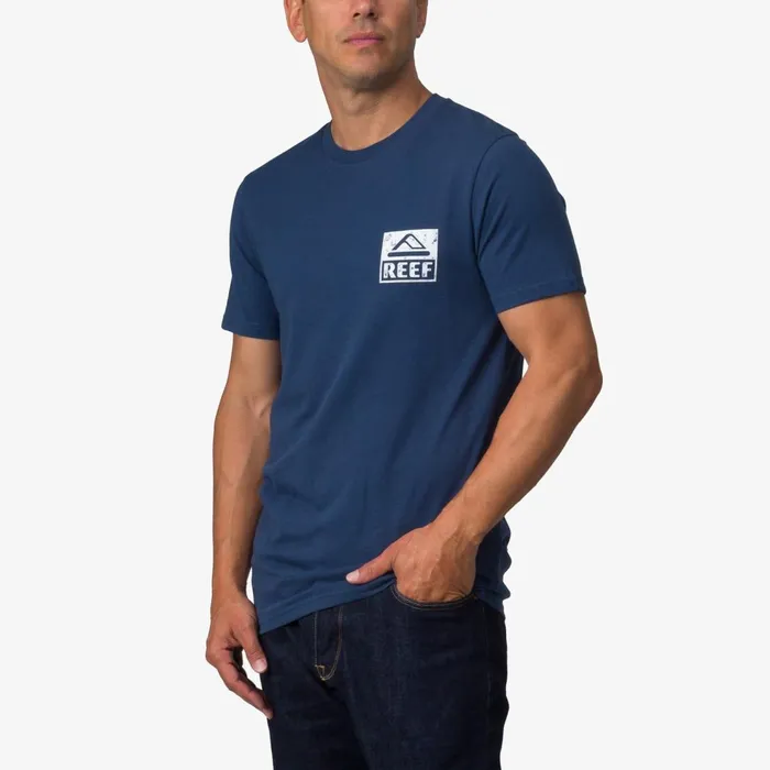 Reef Wellie Graphic Tee Insignia Blue Men Shirts and TShirts Reef Wellie Graphic Tee Insignia Blue Men Shirts and TShirts