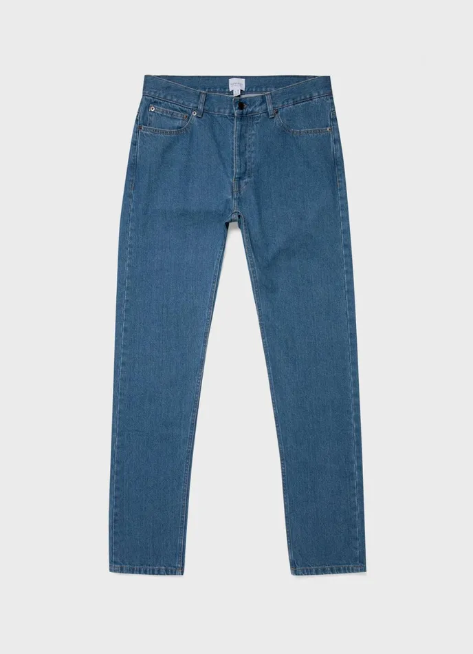 Regular Fit Jean Denim Mid Wash Men SUNSPEL Pants
