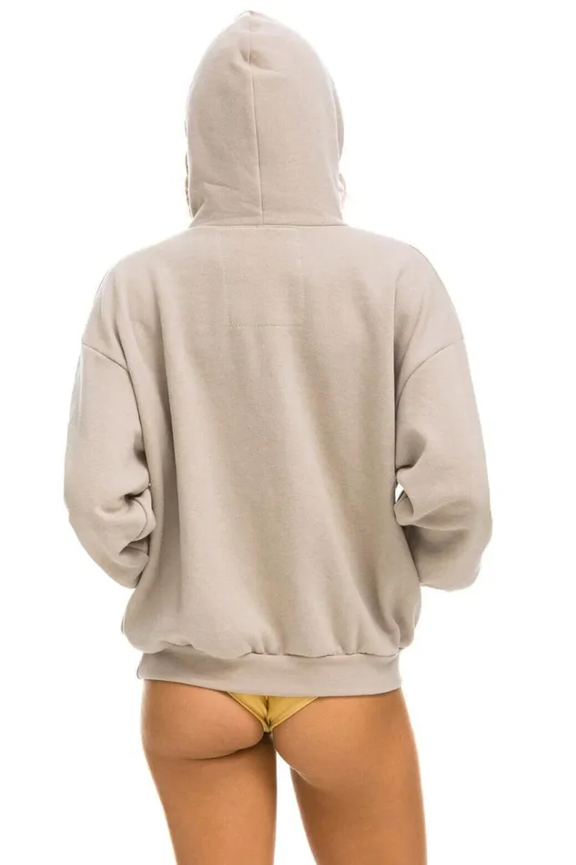 Relaxed Pullover Hoodie 8211 Sand WomenMen Aviator Nation Hoodies