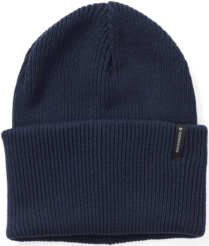 River Beanie Navy WomenMen Didriksons Hats and Caps