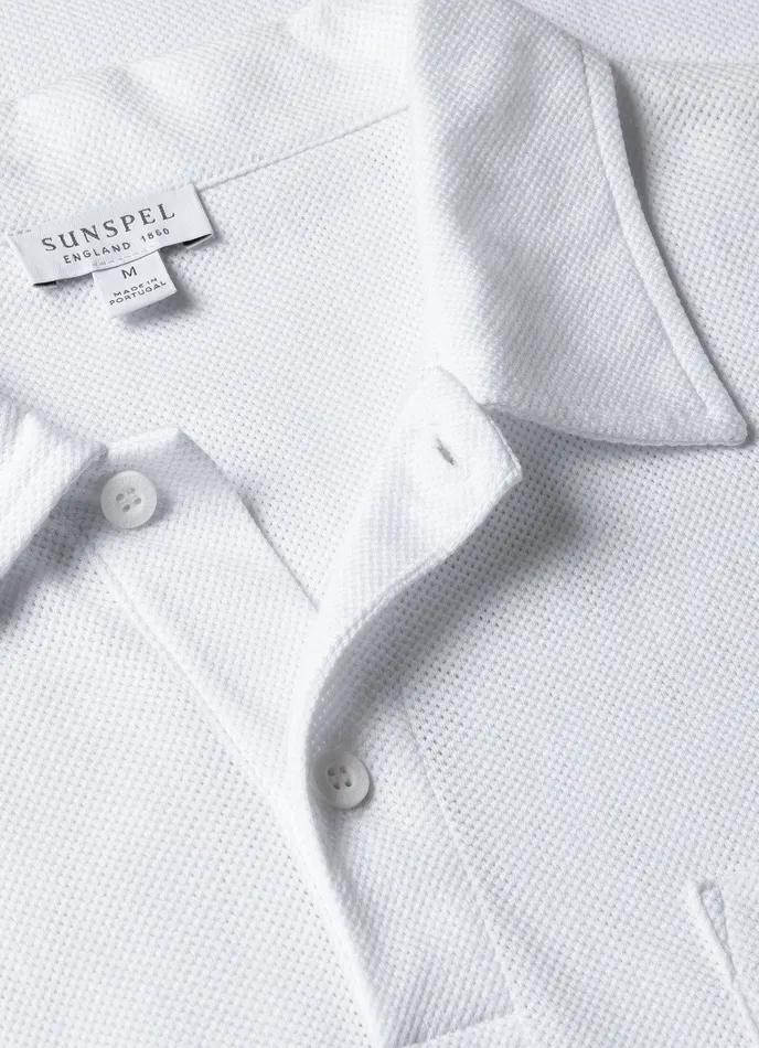 Riviera Polo Shirt White Polo Shirts ussunspel Men Riviera Polo Shirt White Polo Shirts ussunspel Men