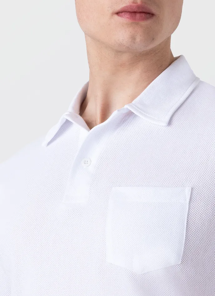 Riviera Polo Shirt White Polo Shirts ussunspel Men Riviera Polo Shirt White Polo Shirts ussunspel Men