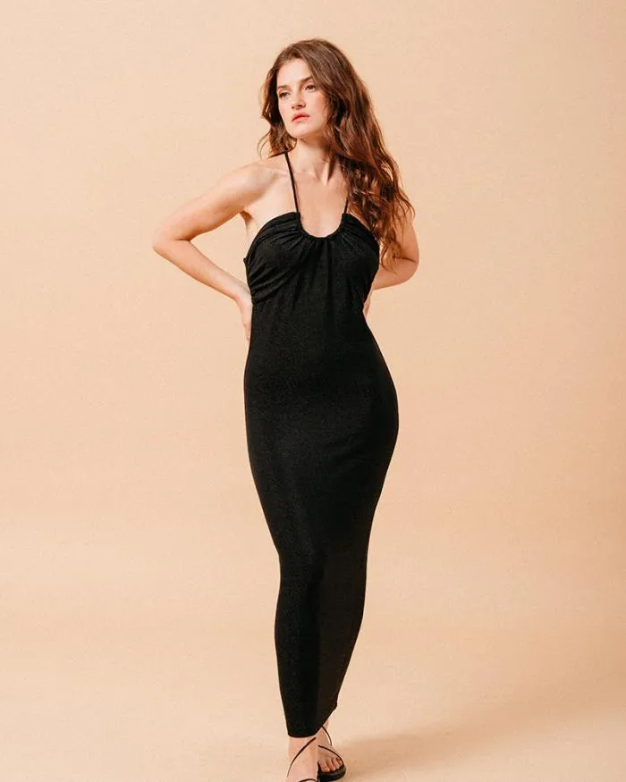 ROBE LONGUE NOIR MILA Shop Grace and Mila Long Dresses