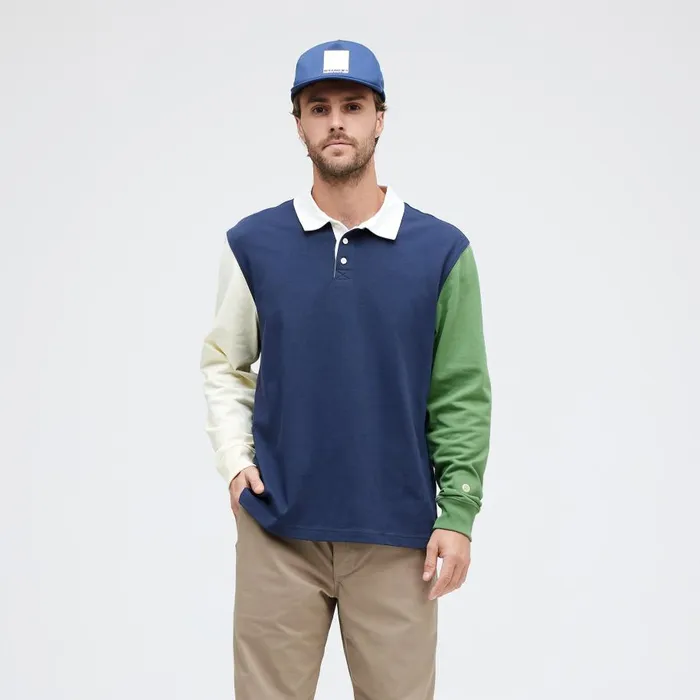Rugby Long Sleeve Tee Darknavy Men Stance Shirts and Tees