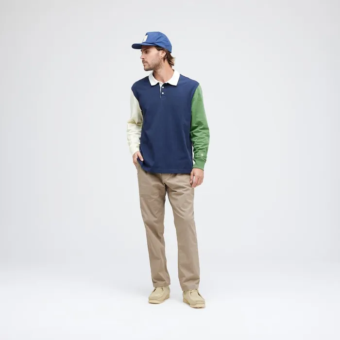 Rugby Long Sleeve Tee Darknavy Men Stance Shirts and Tees