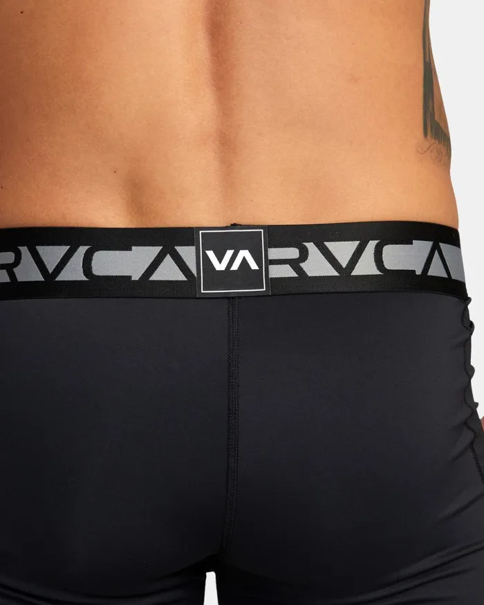 RVCA Athletic Shorts Compression Training Shorts Black 8211 Men