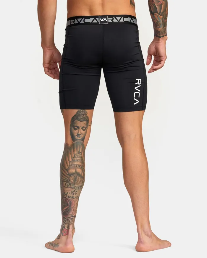RVCA Athletic Shorts Compression Training Shorts Black 8211 Men