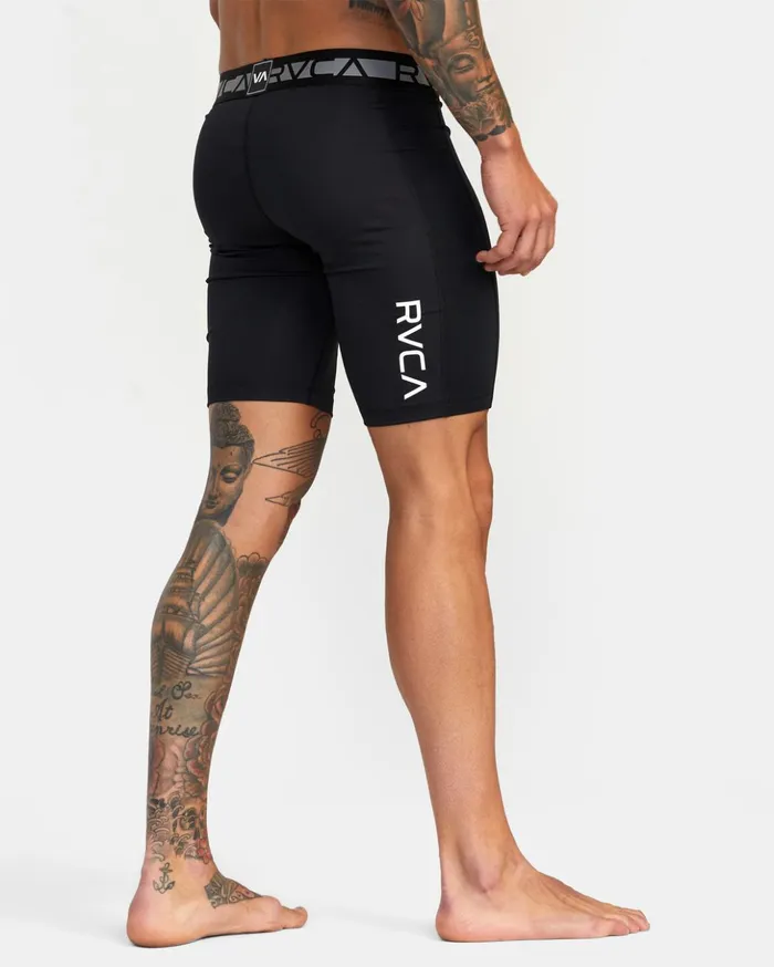 RVCA Athletic Shorts Compression Training Shorts Black 8211 Men