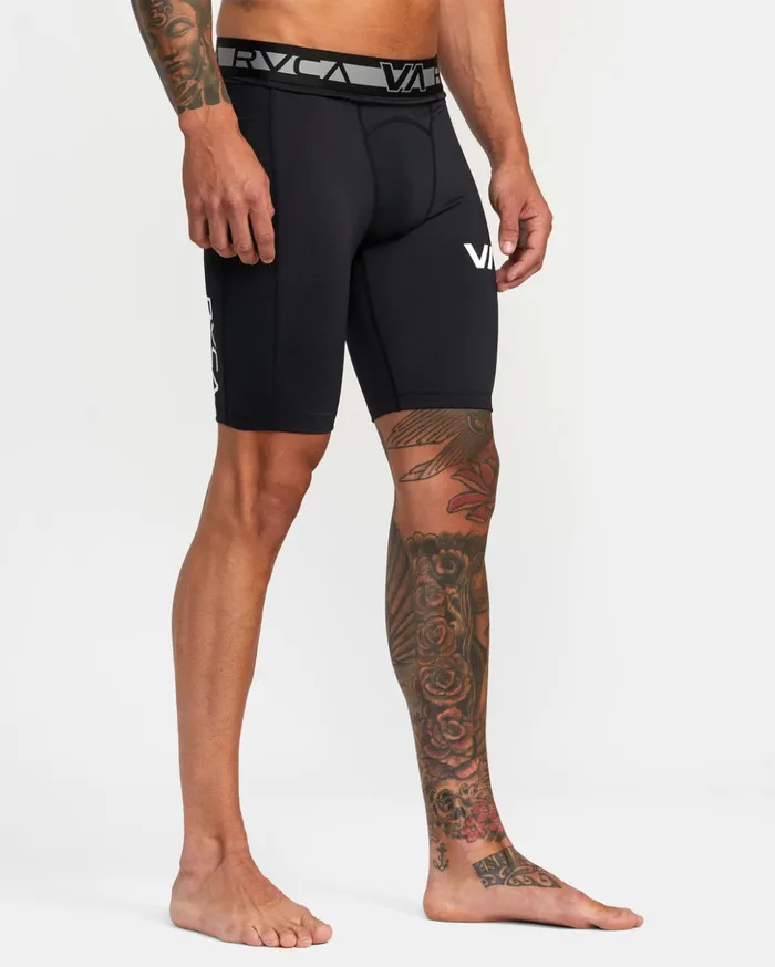 RVCA Athletic Shorts Compression Training Shorts Black 8211 Men