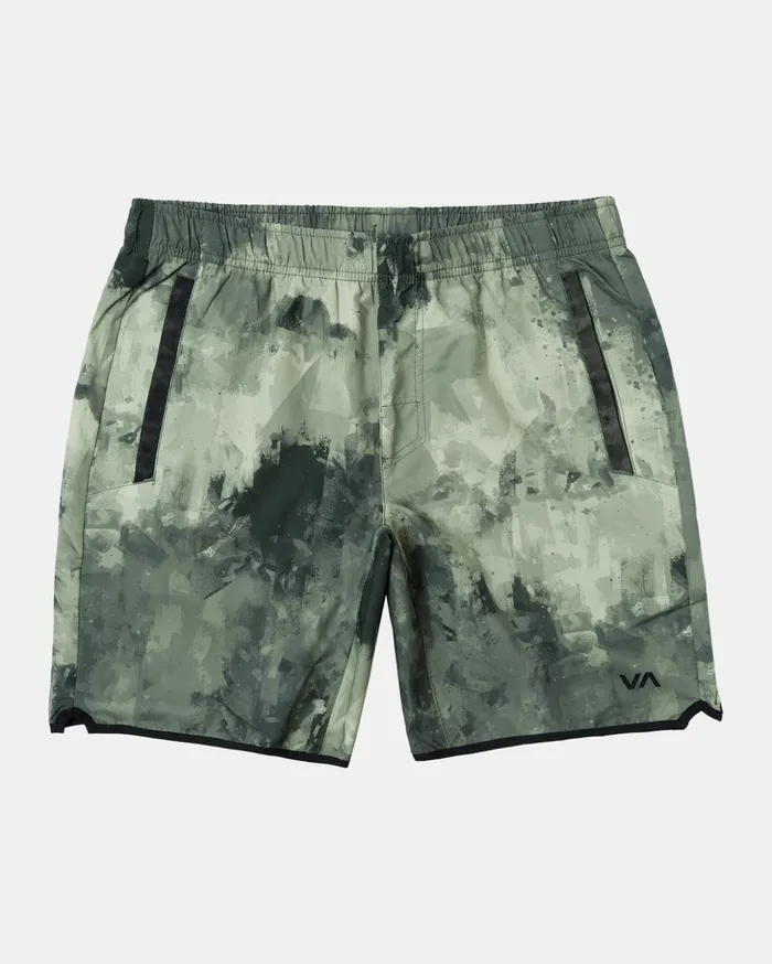 RVCA Athletic Shorts Yogger IV Elastic Waist Shorts 17034 Green Camo Ii 8211 Men RVCA Athletic Shorts Yogger IV Elastic Waist Shorts 17034 Green Camo Ii 8211 Men