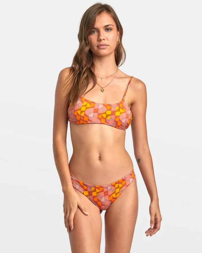 RVCA Bikini Bottoms Geoded Cheeky Bikini Bottoms Multi 8211 Women