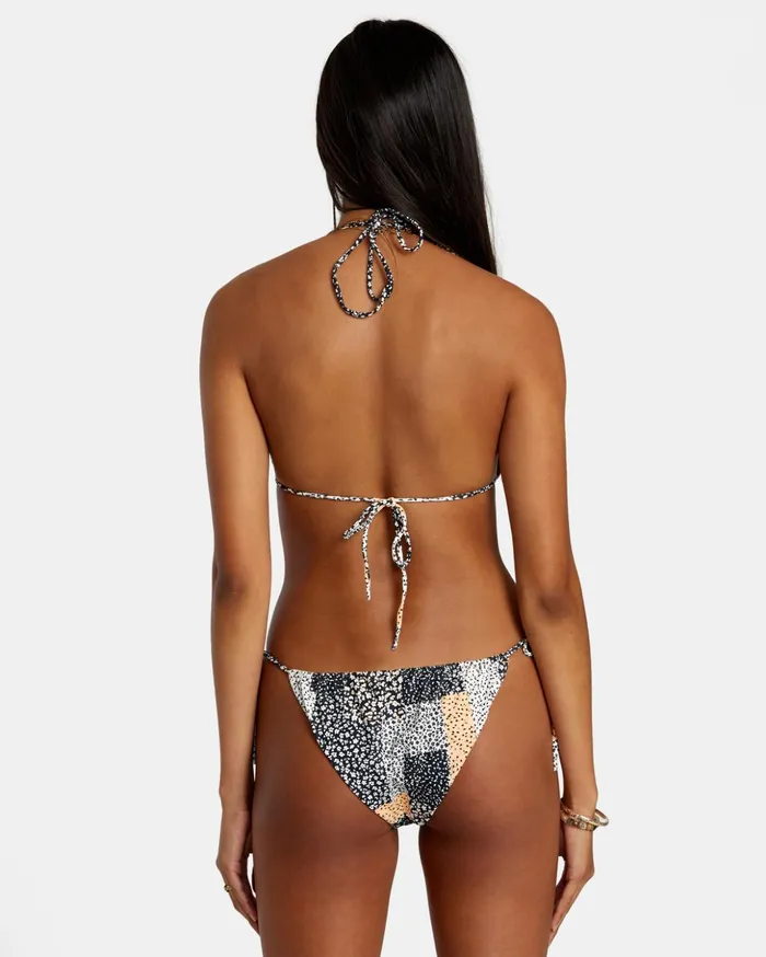 RVCA Bikini Tops Patchwork Triangle Bikini Top Multi 8211 Women