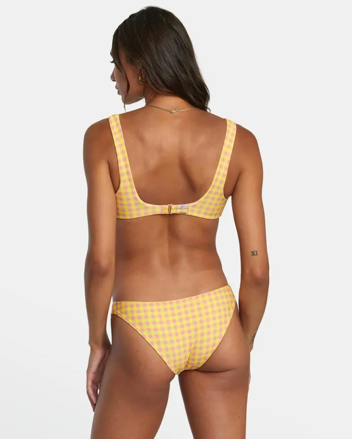 RVCA Bikini Tops Sunkissed Square Bralette Bikini Top Lilikoi 8211 Women